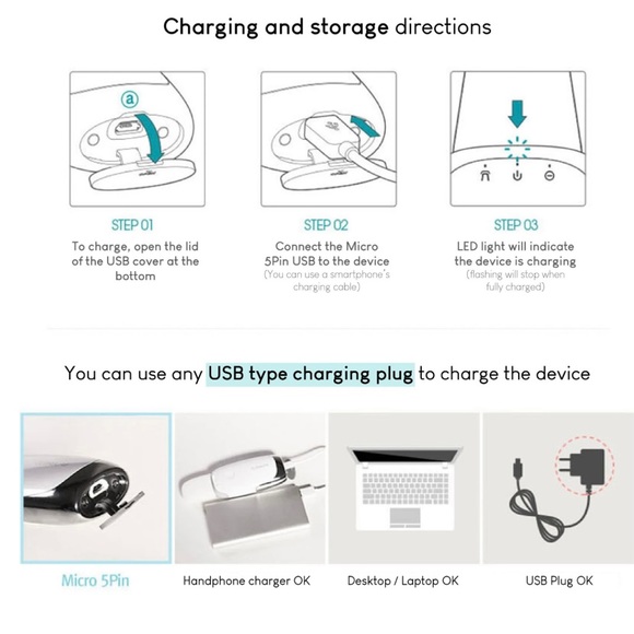 NEW Clensure K-BEAUTY Galvanic Ion Water Peeling Device - Picture 6 of 16